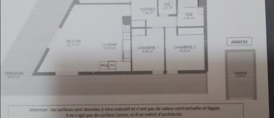 Apartment 4 rooms of 78 m² in Strasbourg (67000)