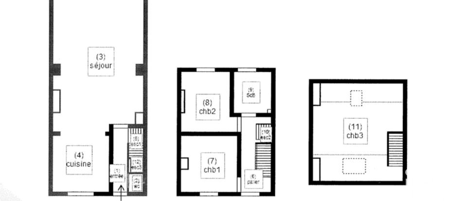 Maison de ville 4 pièces de 90 m² à Hem (59510)