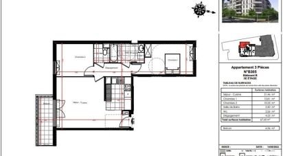 Appartement 3 pièces de 67 m² à Le Perreux-sur-Marne (94170)
