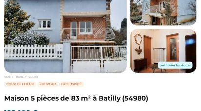 House 5 rooms of 83 m² in Batilly (54980)