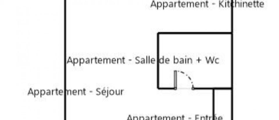 Apartment 1 room of 20 m² in Creil (60100)