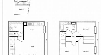 Apartment 4 rooms of 77 m² in Voisenon (77950)
