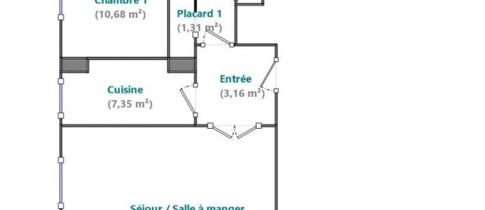 Appartement 3 pièces de 74 m² à Bois-Colombes (92270)