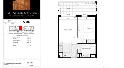 Appartement 2 pièces de 39 m² à Lunel (34400)