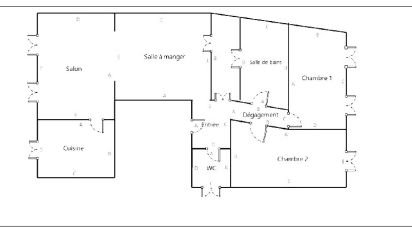 Apartment 4 rooms of 87 m² in Bordeaux (33000)