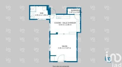 Duplex 3 rooms of 59 m² in Châlons-en-Champagne (51000)