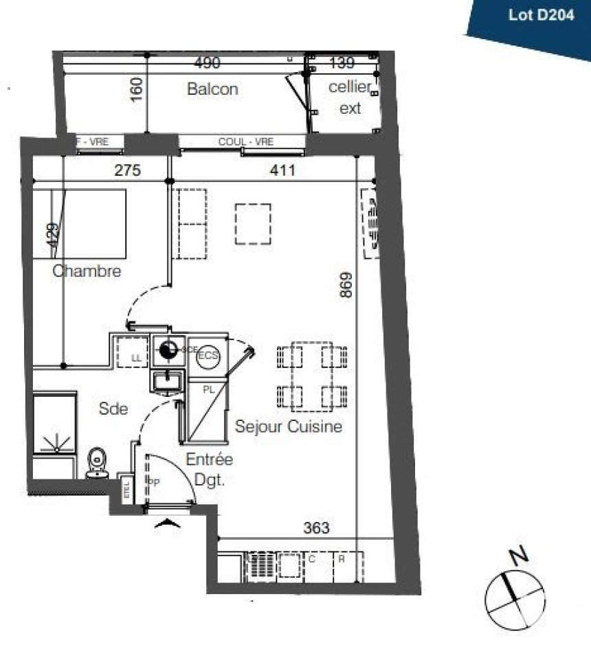 Apartment 2 rooms of 53 m² in Les Sables-d'Olonne (85100)