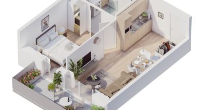 Appartement 2 pièces de 41 m² à Monteux (84170)