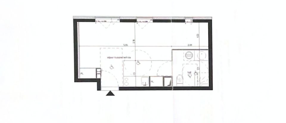 Studio 1 pièce de 25 m² à Massy (91300)