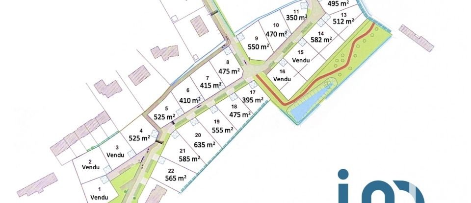 Terrain de 410 m² à Saint-Jean-d'Elle (50810)