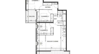 Apartment 4 rooms of 88 m² in Escalquens (31750)