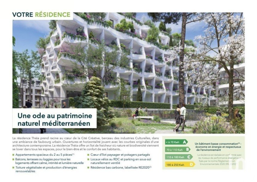 Appartement 3 pièces de 61 m² à Montpellier (34070)