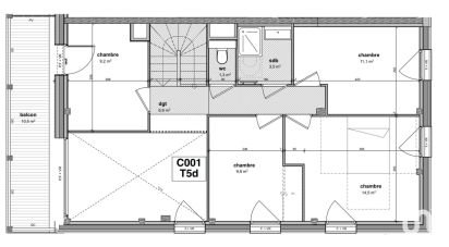 Appartement 5 pièces de 106 m² à Ferney-Voltaire (01210)