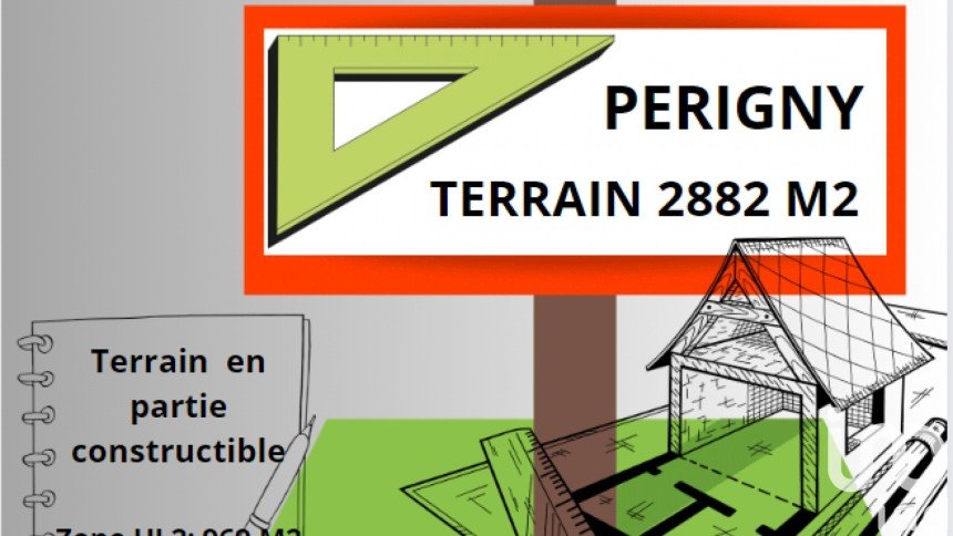 Terrain de 2 882 m² à Périgny (17180)