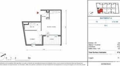Apartment 2 rooms of 38 m² in Pins-Justaret (31860)