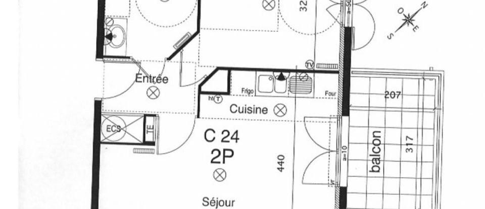 Appartement 2 pièces de 42 m² à Le Plessis-Robinson (92350)