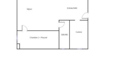 Appartement 2 pièces de 42 m² à Bandol (83150)