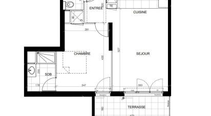 Apartment 2 rooms of 47 m² in Le Plessis-Trévise (94420)