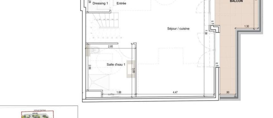 Appartement 4 pièces de 105 m² à Issy-les-Moulineaux (92130)