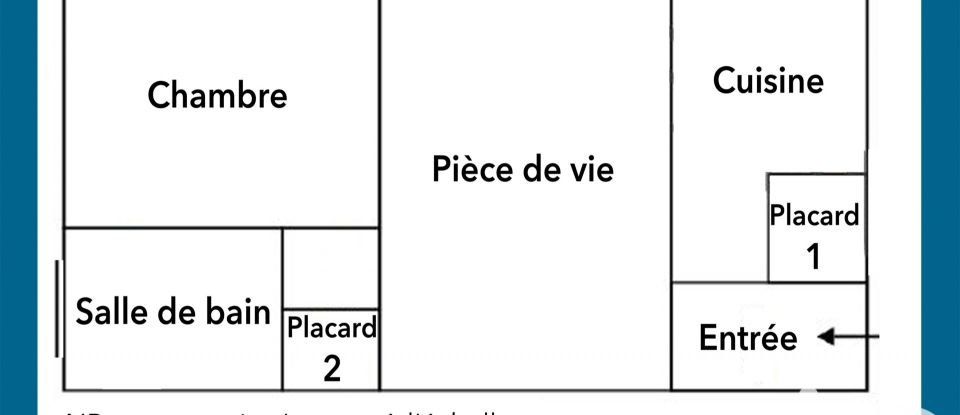 Appartement 2 pièces de 42 m² à Nantes (44100)