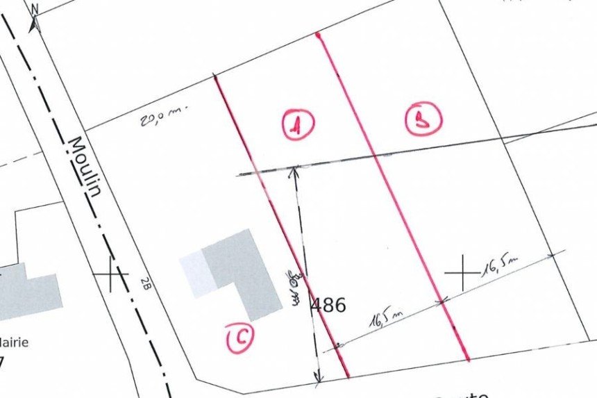 Terrain de 875 m² à Estrée-Wamin (62810)