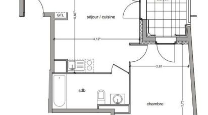 Appartement 2 pièces de 50 m² à Vitrolles (13127)