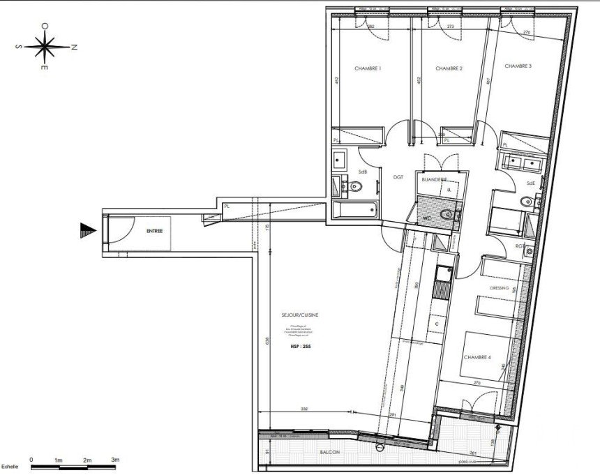 Apartment 5 rooms of 130 m² in Saint-Cloud (92210)