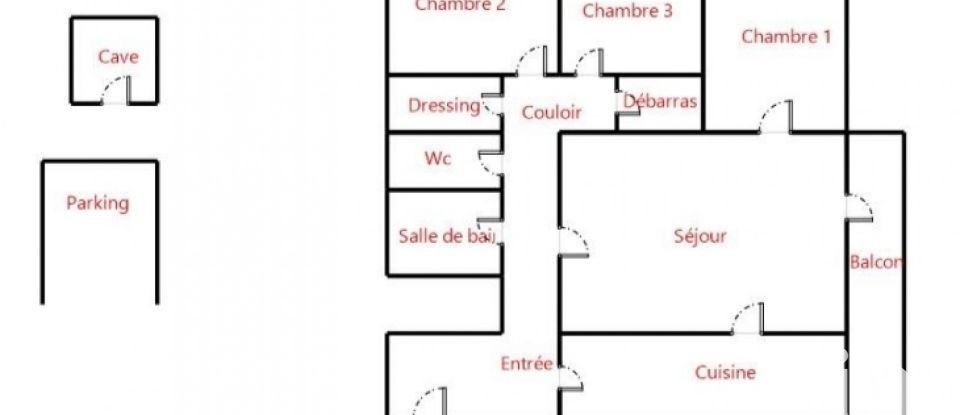 Appartement 4 pièces de 76 m² à Le Blanc-Mesnil (93150)