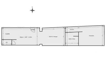 Appartement 2 pièces de 46 m² à Saint-Denis (93200)