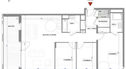 Appartement 4 pièces de 97 m² à Annecy (74000)
