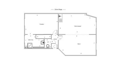 Appartement 3 pièces de 41 m² à Puteaux (92800)