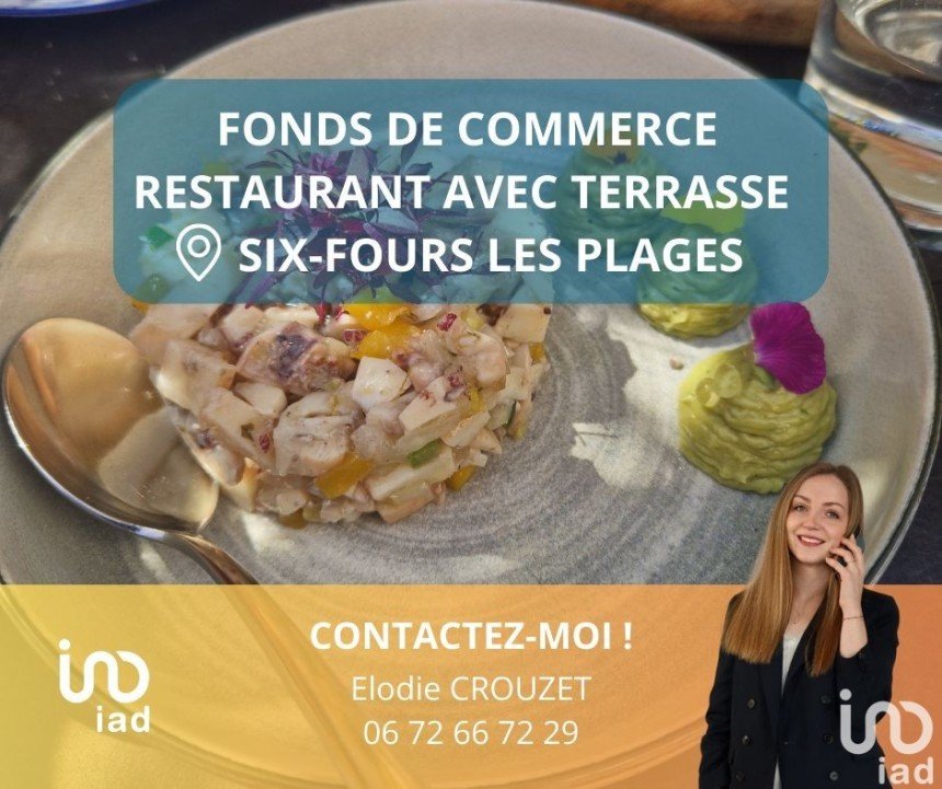 Restaurant of 181 m² in Six-Fours-les-Plages (83140)