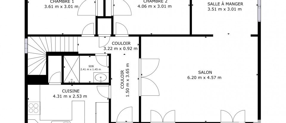 Maison traditionnelle 5 pièces de 139 m² à Outarville (45480)
