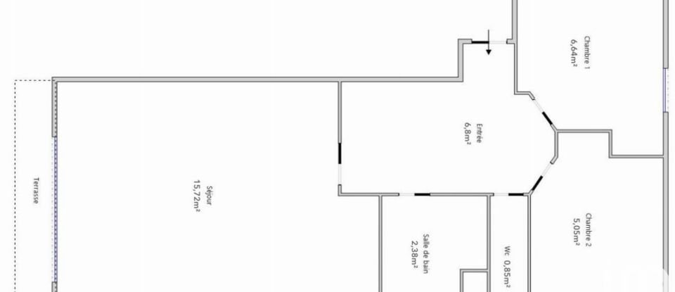 Appartement 3 pièces de 38 m² à La Clusaz (74220)