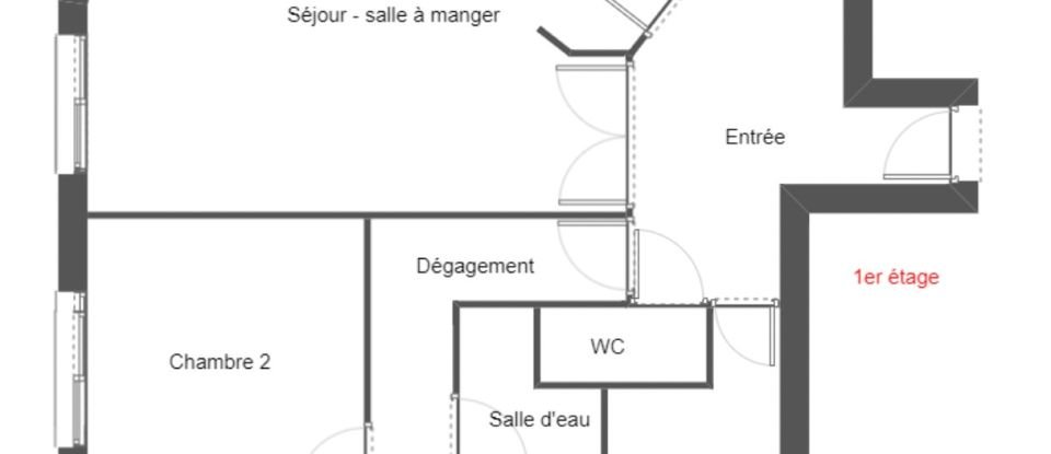 Apartment 4 rooms of 97 m² in Boulogne-Billancourt (92100)