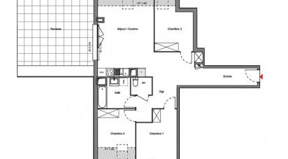 Appartement 4 pièces de 80 m² à Créteil (94000)