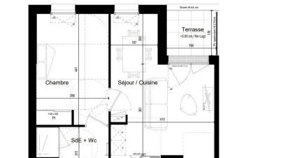 Appartement 2 pièces de 39 m² à Challans (85300)