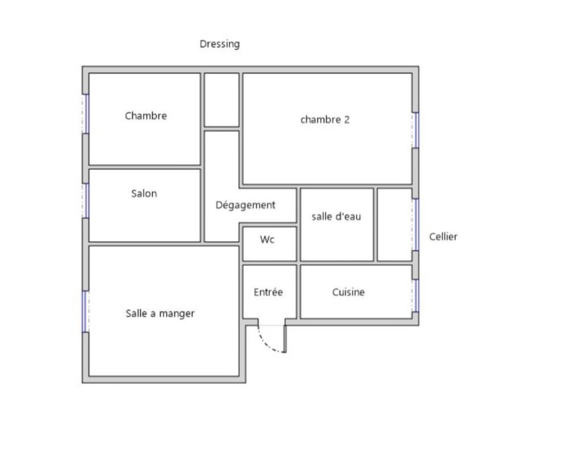 Appartement a louer montrouge - 4 pièce(s) - 68 m2 - Surfyn
