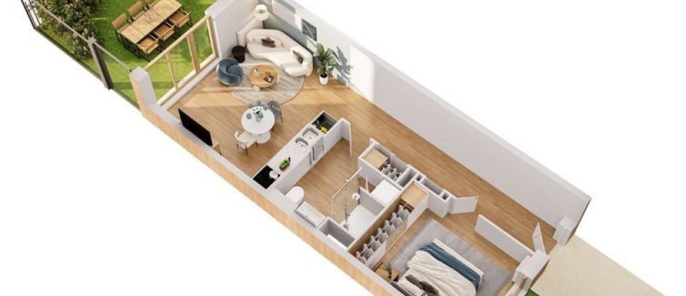 Appartement 2 pièces de 49 m² à Neuilly-sur-Marne (93330)