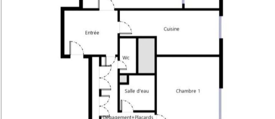 Apartment 3 rooms of 73 m² in - (91000)