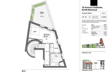 Appartement 4 pièces de 91 m² à Montreuil (93100)