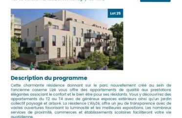 Appartement 3 pièces de 51 m² à Montigny-lès-Metz (57950)