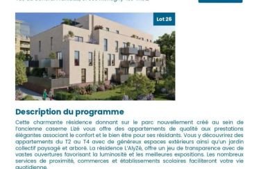 Appartement 3 pièces de 60 m² à Montigny-lès-Metz (57950)