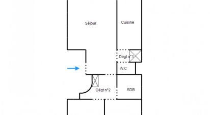 Apartment 3 rooms of 56 m² in Meudon (92360)
