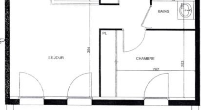 Apartment 2 rooms of 36 m² in Cenon (33150)