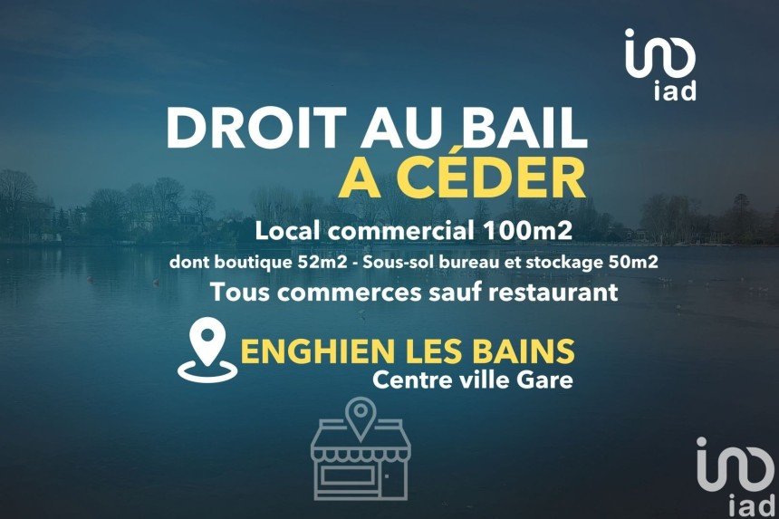 Local d'activités de 100 m² à Enghien-les-Bains (95880)