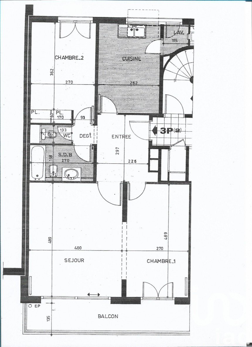 Appartement 3 pièces de 68 m² à Rueil-Malmaison (92500)