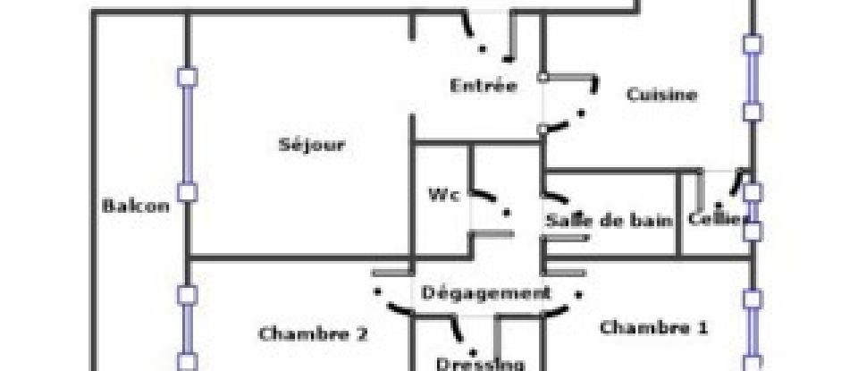 Appartement 3 pièces de 75 m² à Le Bourget (93350)