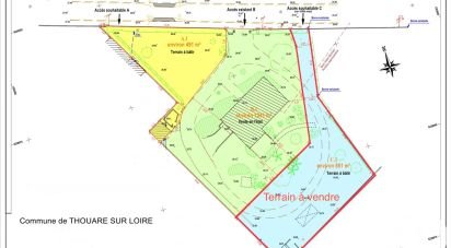 Land of 851 m² in Thouaré-sur-Loire (44470)
