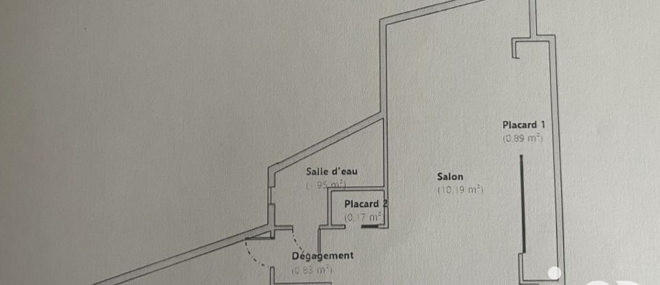 Appartement 1 pièce de 20 m² à Paris (75011)